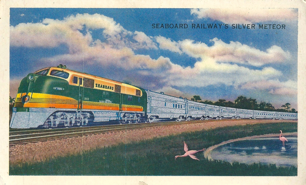 Trains - Seaboard Railway's Silver Meteor, Metallic